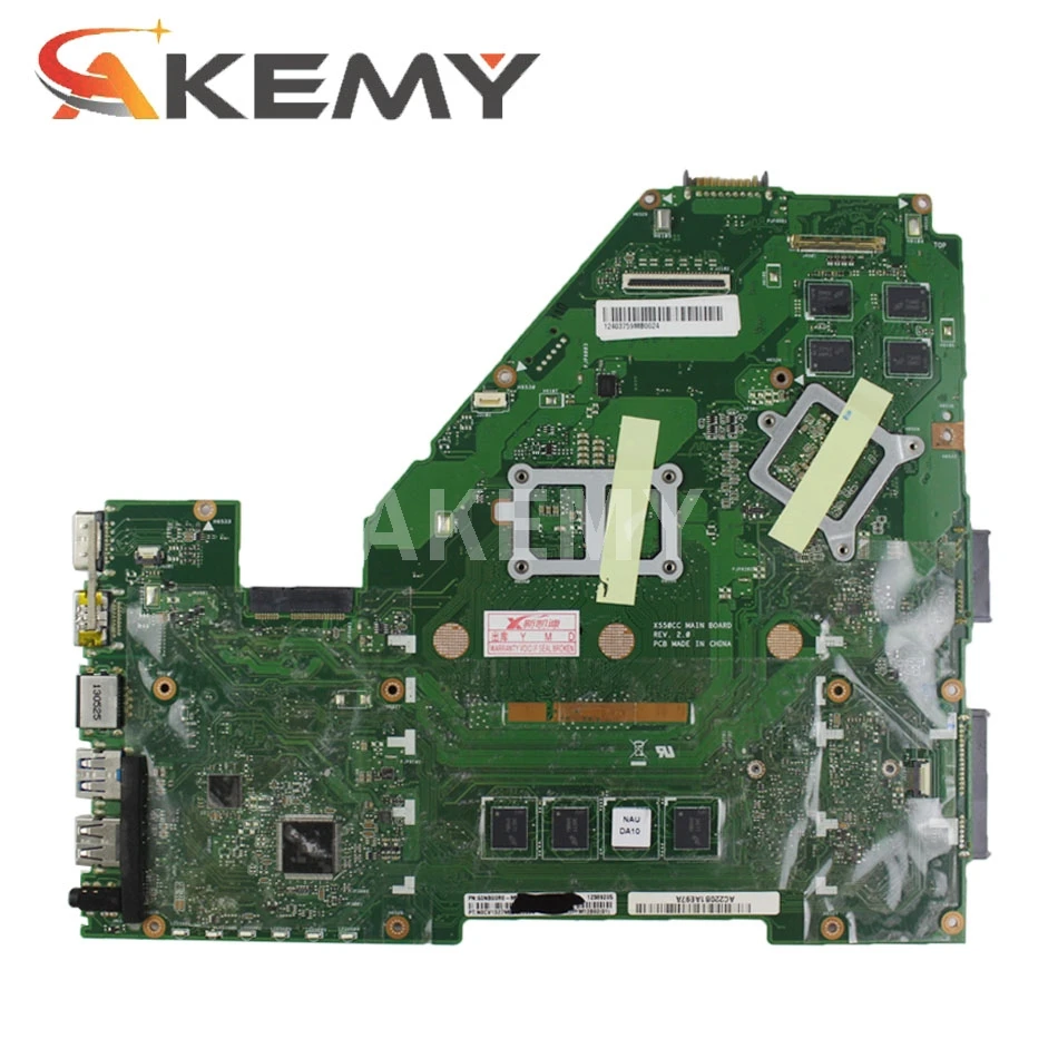 Akmey X550CC для Asus X550CA R510C Y581C X550C X550CL материнская плата ноутбука 4G RAM 2117U CPU