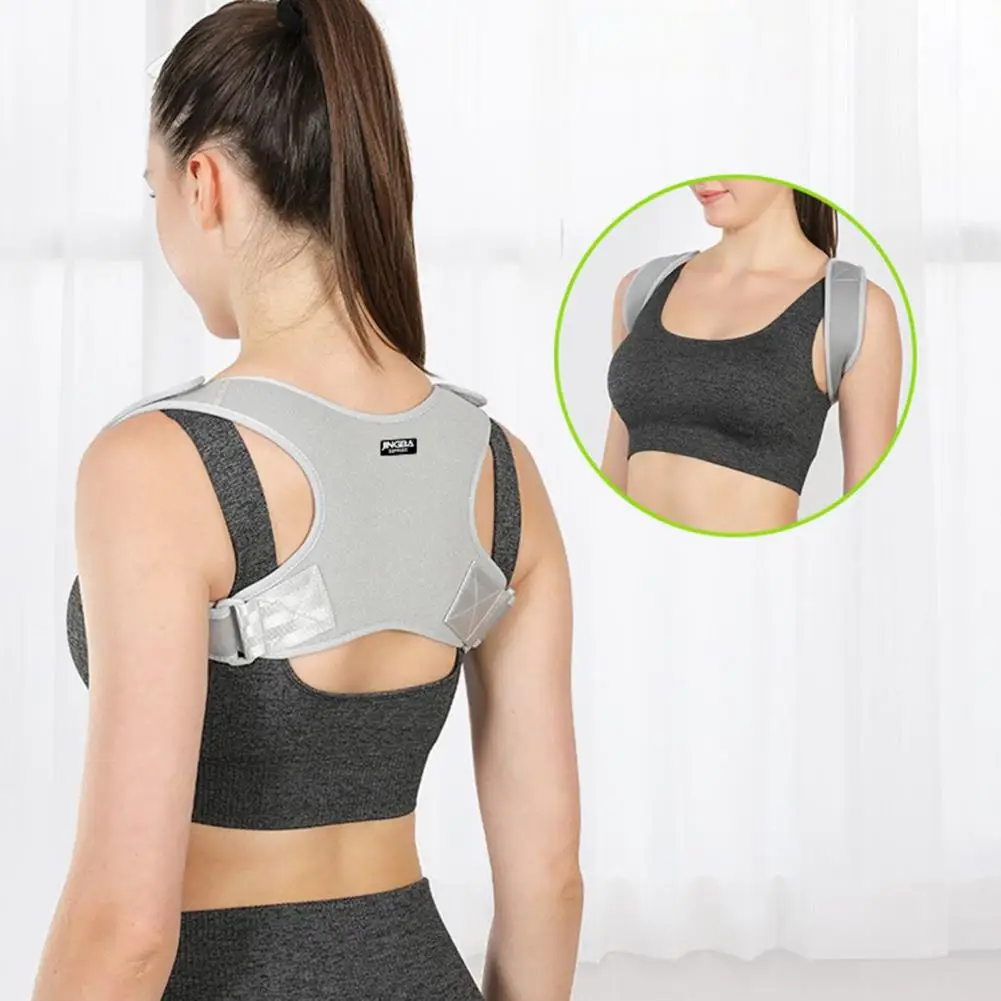 

Posture Correction Belt Excellent Nylon Stretchy Unisex Back Support Belt for Home Posture Corrector Back Posture Corrector