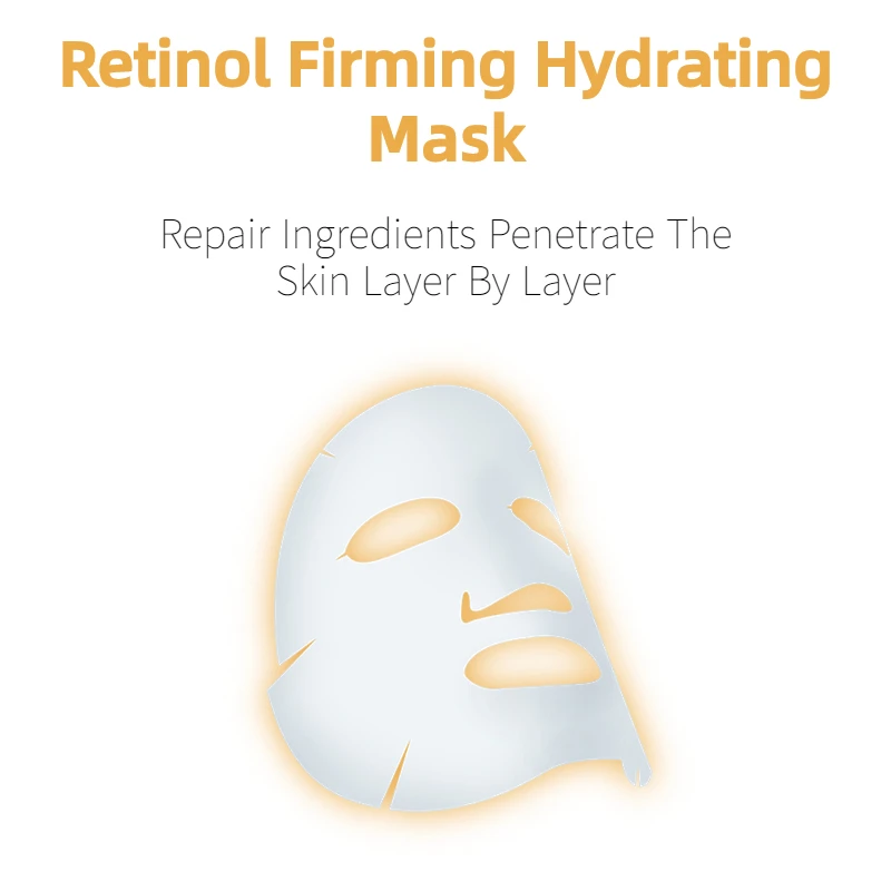 

Retinol Firming Hydrating Mask Anti-Aging Wrinkle Blackheads Acne Firm Hydrating Whitening Mask Shrink Pores Skin Care Facial