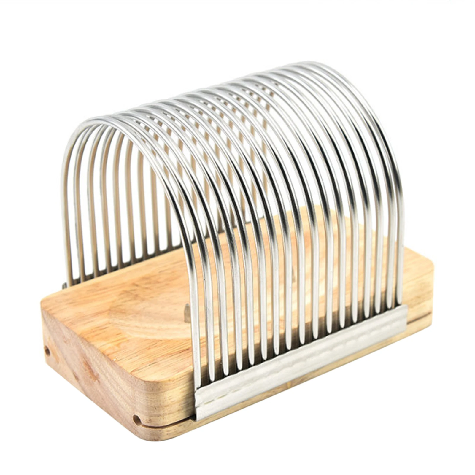 

Bread Slicer Detachable Bread Slicer Slicing Guide Stainless Steel Toast Cutting Rack Detachable Loaf Bagels Slicing Guide Even