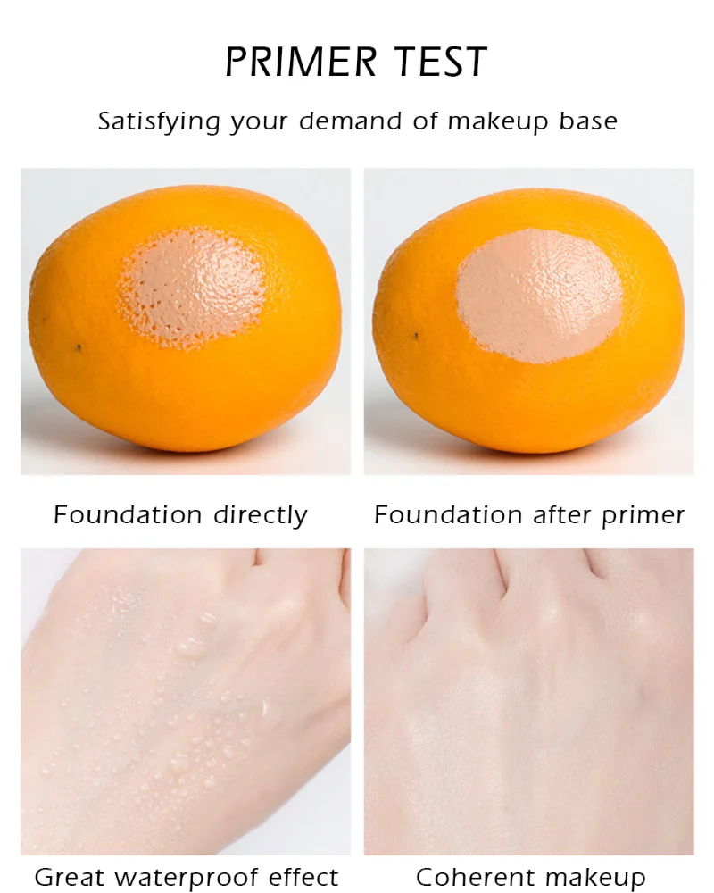 Трёхцветный изоляционный крем для лица праймер макияжа стойкий увлажняющий