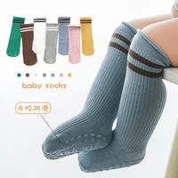 long baby socks cotton warm anti slip floor boots boys and girls knee stockings infant socks for newborns
