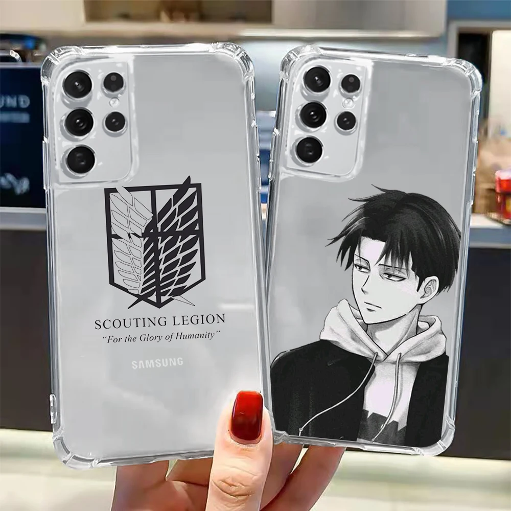 

Anime Attack on Titan phone case for Samsung Galaxy note S21 S20 S9 S30 A71 A51 S10 A50 A72 10 fe ultra 4g 5g plus