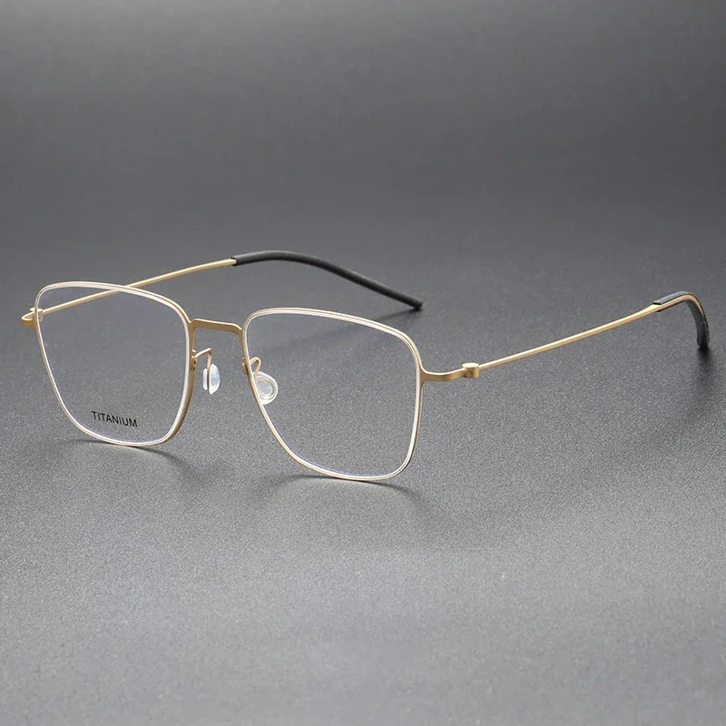 Мужские очки Женские Дания Linde 5506 титановые без винтов корейские