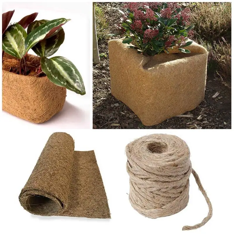 

Natural Coconut Mat Natural Eco-friendly Plant Supplies Coco Mat Windproof Coconut Husk Liners Mat Snow-proof Breathable Cold