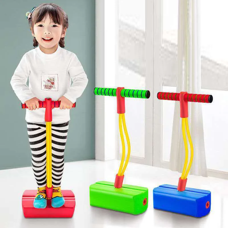 

New Kids Sports Games Toy Pogo Stick Jumper Indoor Outdoor Playset Frog Jump Pole for Boy Girl Fun Fitness Equipment Sensory Toy