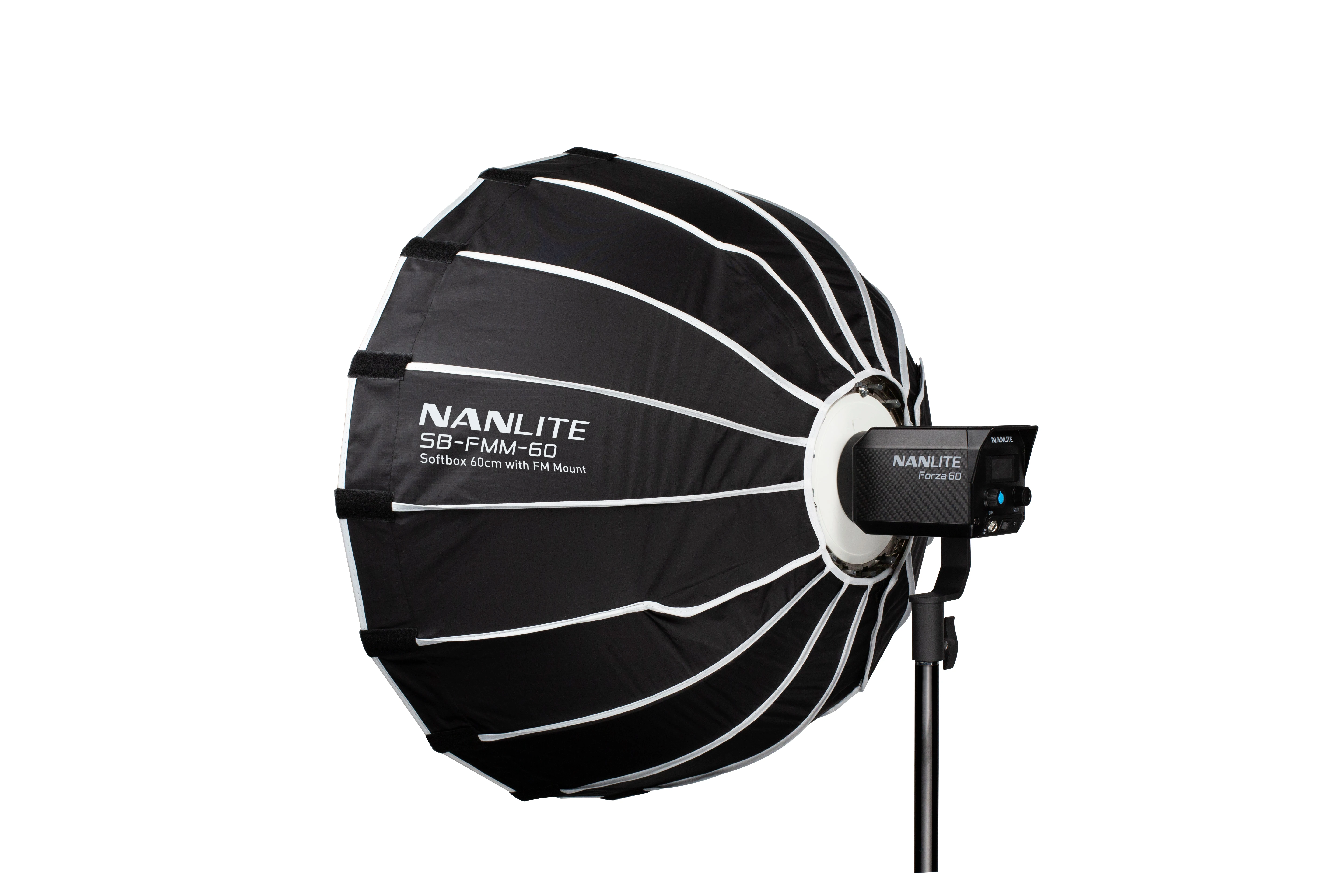 Параболический софтбокс Nanlite 60 см с яичной решеткой для Forza 60/60B серии FS 300/300B 500 Light