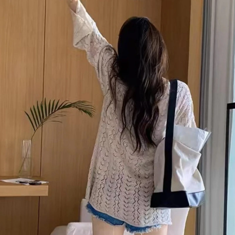 Модные женские пуловеры Sueter женская одежда повседневный вязаный тонкий свитер с