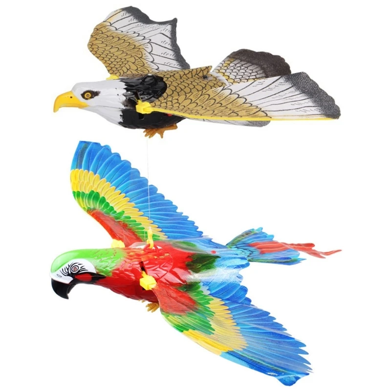 

Милая летающая птица, игрушка, автоматическая игрушка для кошки с искусственной кожей и музыкой, продолжайте упражнения, устраняя скуку