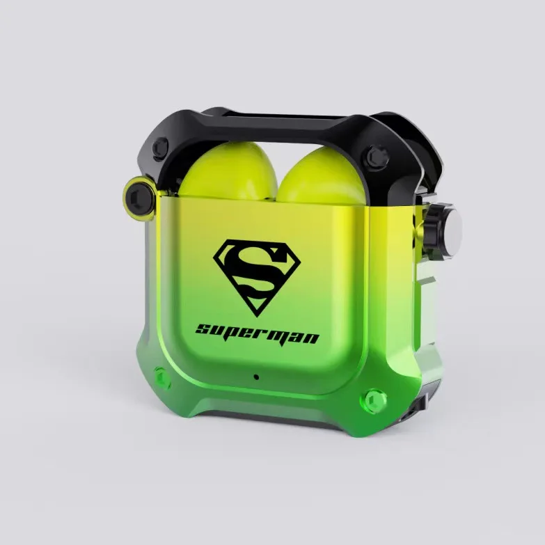 

Metal mechanical esports games earphones TWS wireless cool technology noise reduction Bluetooth earphones