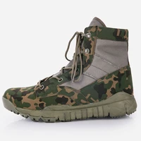 2022 new summer breathable mid top couple martens combat military fans worker desert tactical canvas hiking leisure boots