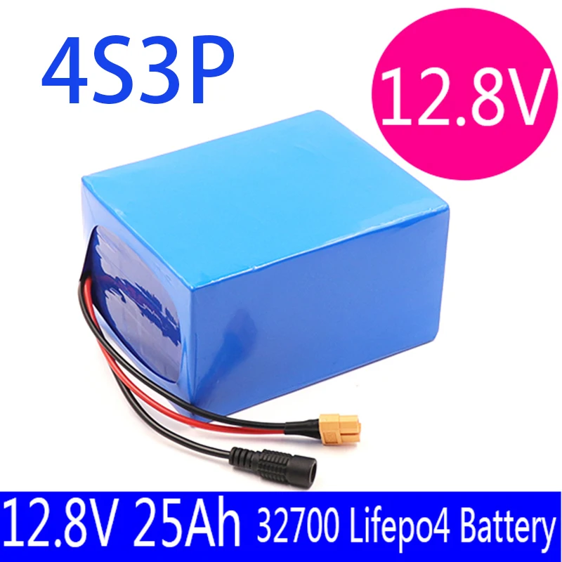 

Аккумулятор Lifepo4 4S3P 32700 в 25 Ач для электролодки, источник питания 12 В, балансировочный скутер Bms, Ховерборд, 12,8