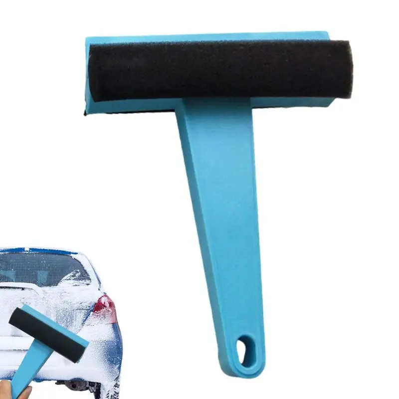 

Скребок Противоскользящий Squiggy для душа, стеклоочиститель для автомобильной пленки, для стеклянных дверей, окон, душевых дверей, синего цвета