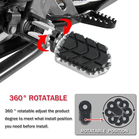 Подножки для мотоцикла, подножки для BMW R1200GS R 1200 GS OC ADV GS R1200 Adventure 2005-2013, алюминиевая широкая заготовка для подножки