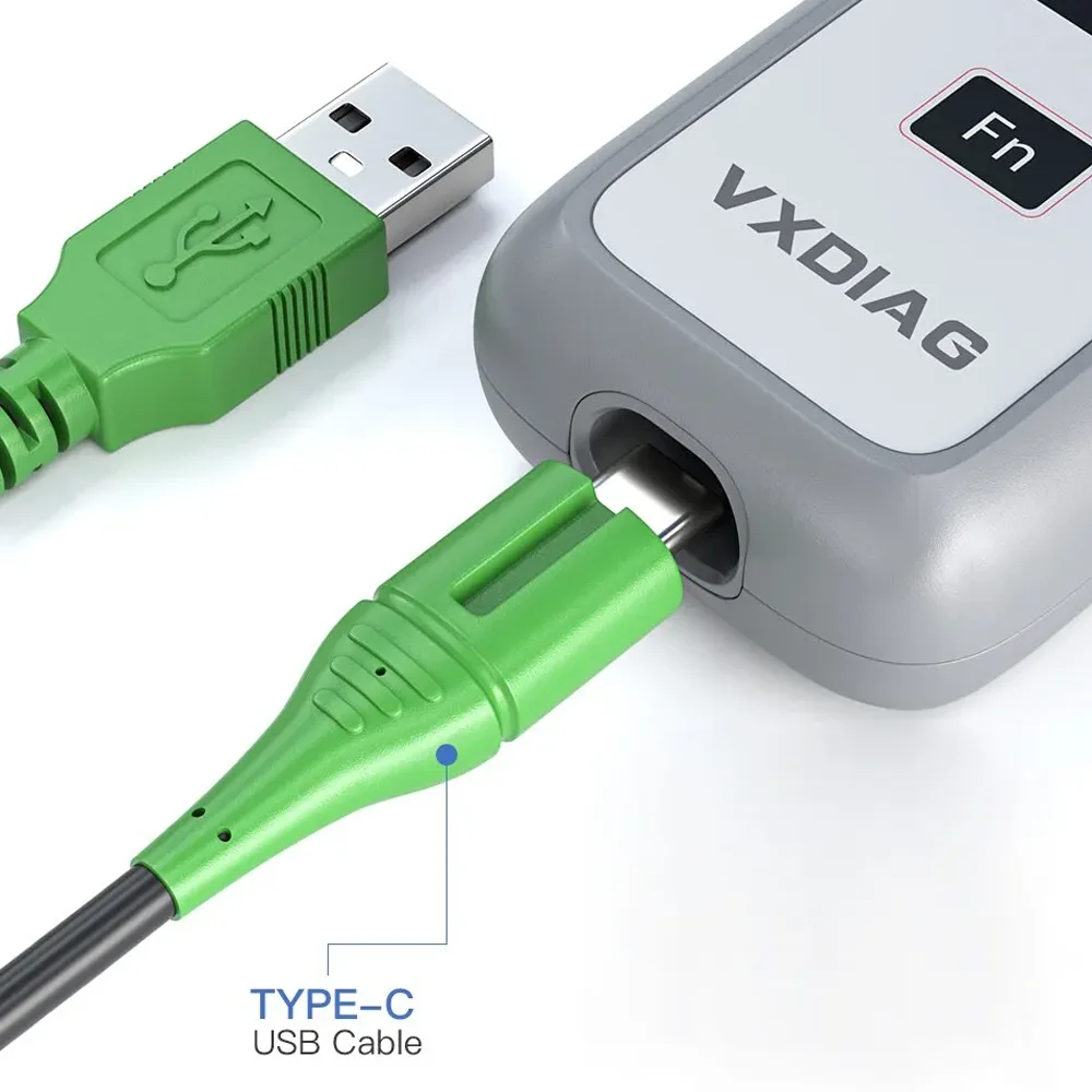Фото USB-кабель VXDIAG VCX SE, автомобильные аксессуары, оригинальный удлинительный кабель OBD2, USB-кабель-адаптер для VXDIAG VCX SE USB №2
