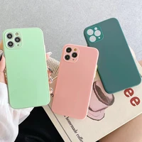 fashion tempered glass leather phone case for iphone 12 11 pro xs max x xr soft silicone camera lens protection shockproof cover
