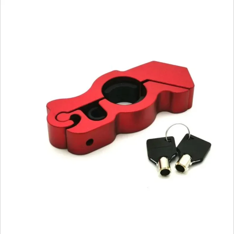 Замок руля мотоцикла тормозная ручка твердый замок имитирующий кражу тяга