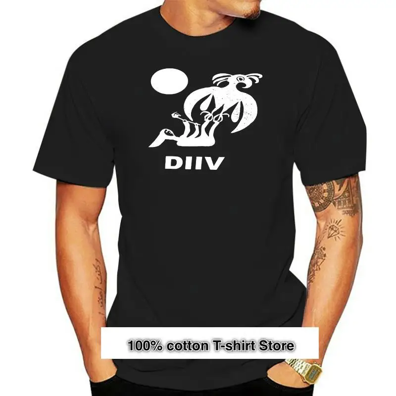 

Camiseta 100% de algodón con cuello redondo para hombre y mujer, camisa con estampado personalizado, Diiv