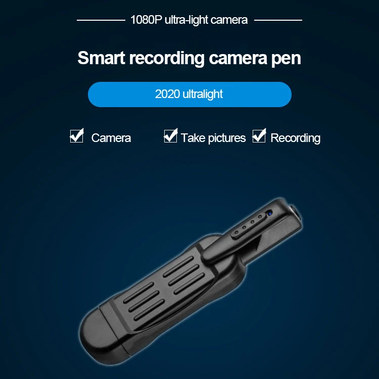 

Mini Camcorder Video Recorder Portable Security Pen Camera HD 1080P Micro Cameras Pocket Body Cams Small Meeting Record New