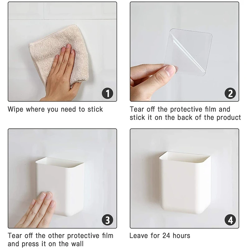 Органайзер на клейкой основе для пульта дистанционного управления 4 шт.