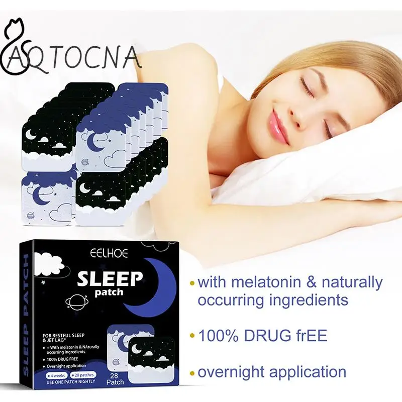 

28Pcs Improve Sleep Patch Anxiety Essential Relieve Headache Stress Plaster Body Relax Sticker Paste Personal Health Care