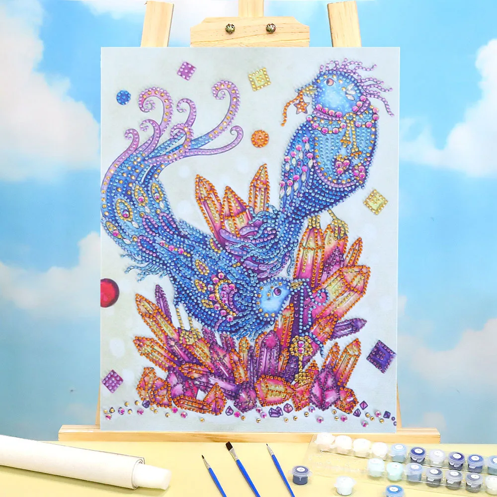 

Animal Bird DIY Painting By Numbers Kit Acrylic Paints 40*50 Oil Painting Loft Wall Picture For Handiwork