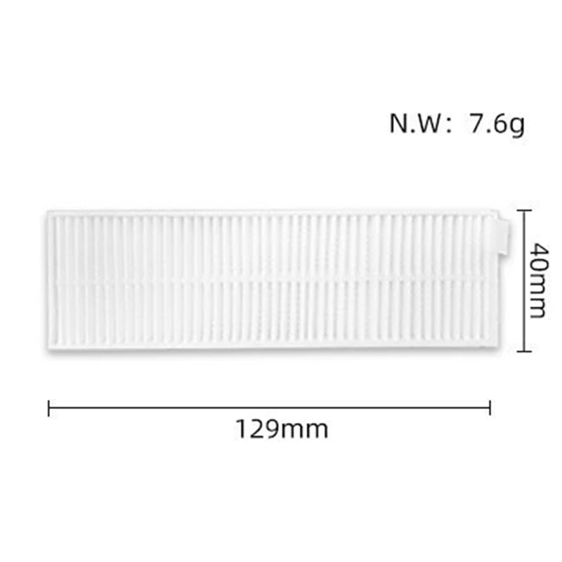 Основная щетка Hepa-фильтр боковая ткань для швабры набор инструментов чистки