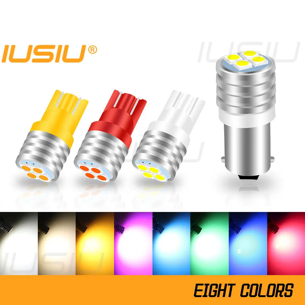 

Лампа светодиодная IUSIU 1 шт. для подсветки 194 Led T10 BA9S WY5W T4W