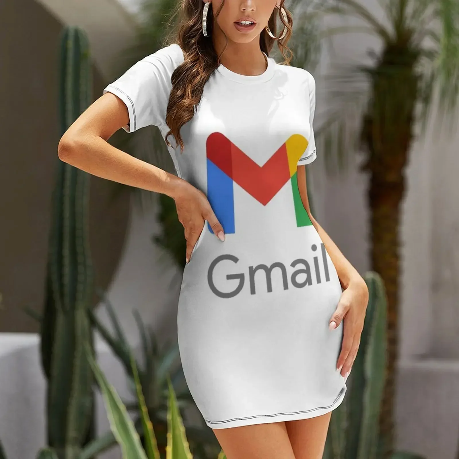 Фото Платья с короткими рукавами Gmail (с новым логотипом 2020) для выпускного вечера, женская одежда, праздничные платья №3