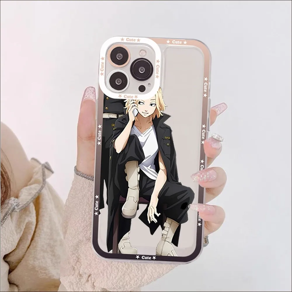Tokyo Revengers Anime Phone Case For IPhone 13 14 Pro Max XS XR 12 11 Pro 13 Mini 6 7 8 Plus Soft Clear Back Cover