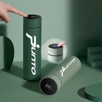 500ml smart thermos cup stainless steel frosted touch display temperature creative gift cup for fiat punto