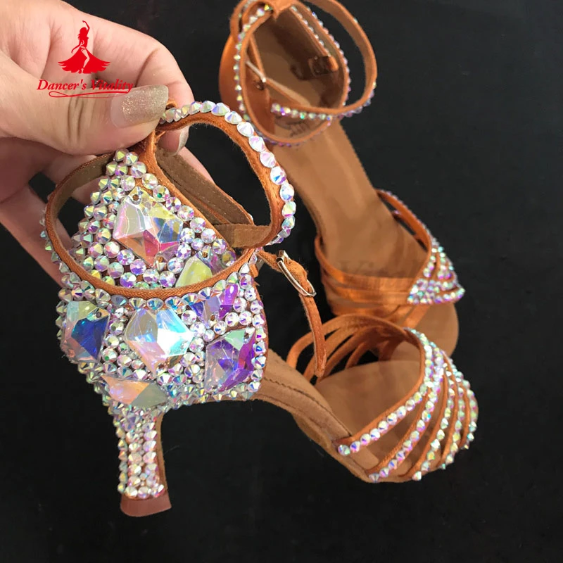 Женская Обувь Для Латинских Танцев Выступлений Румба Чача Тантон Размер 34–40