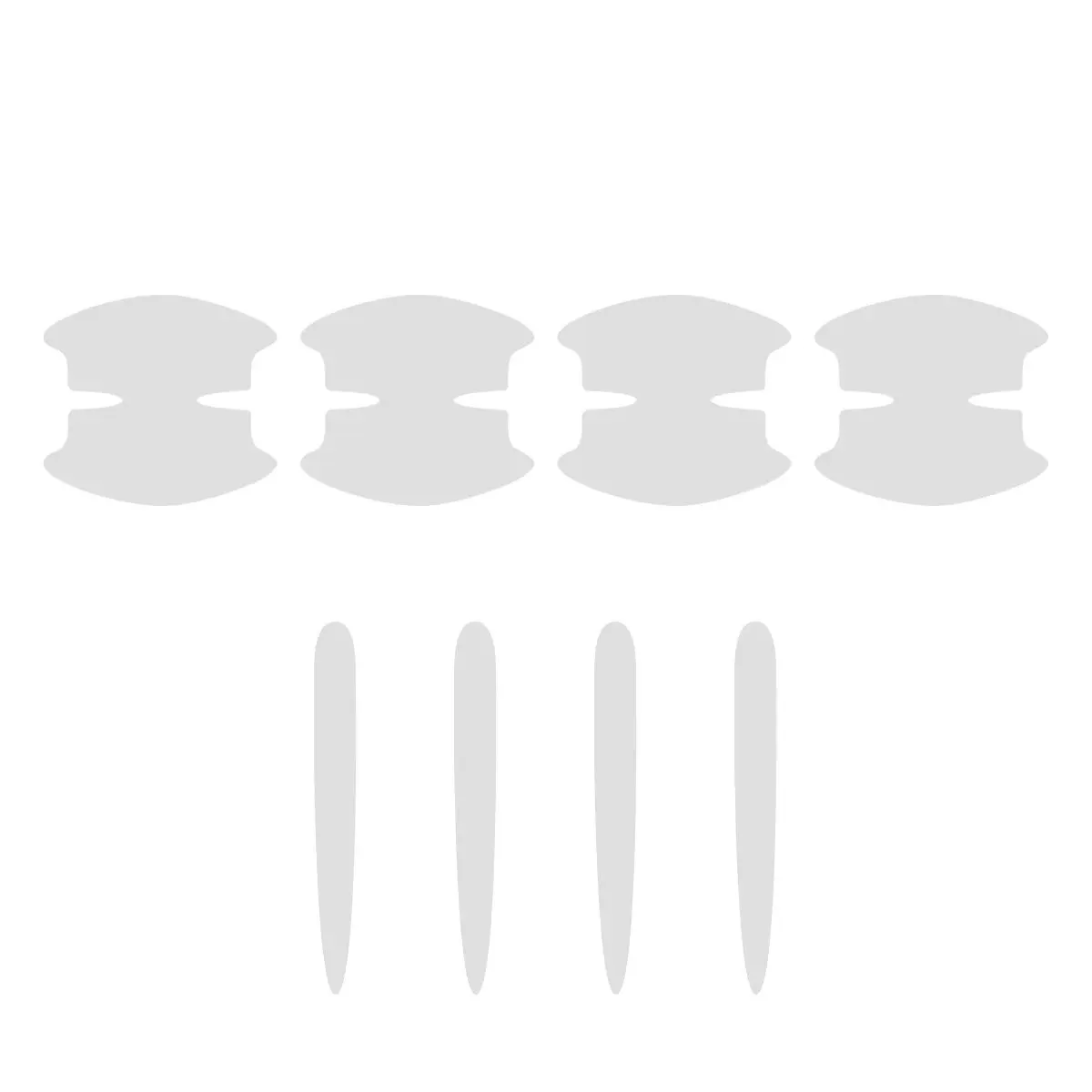 

Набор Из 8 Прозрачных Защитных Наклеек Из ТПУ Для Кромок Автомобильных Дверей, Пленка От Царапин, Защита Поверхности