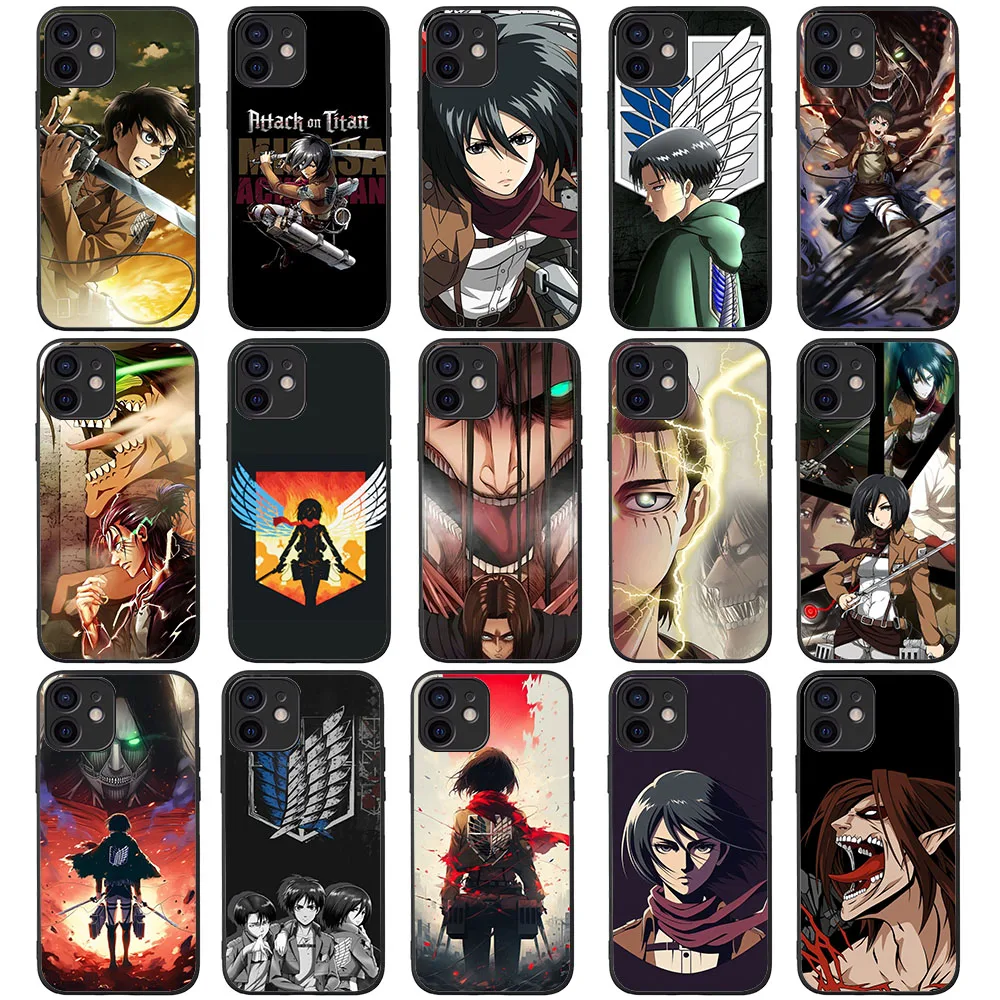 Мягкий чехол TS-11 Атака Титанов для OPPO A40 A80 A1 A83 A85 A15 A15S A32 A5 A3S A12E A94 A16 A78 A17