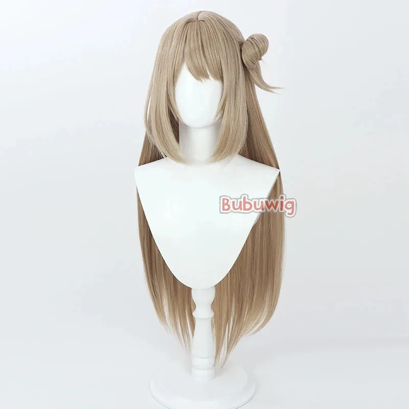 Фото CySynthetic Hair Izayoi Nonomi Косплей Парики Синий Архив Izayoi Nonomi 80 см Длинный Прямой Коричневый Cos Парик Термостойкий №3