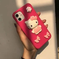 cute style cats paw hello kitty for iphone13 pro max phone case silicone iphone12 promax 6 7 soft case