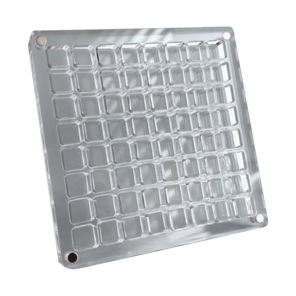 Акриловая магнитная коробка для хранения ракушек декоративная 36/64 сетки витрина