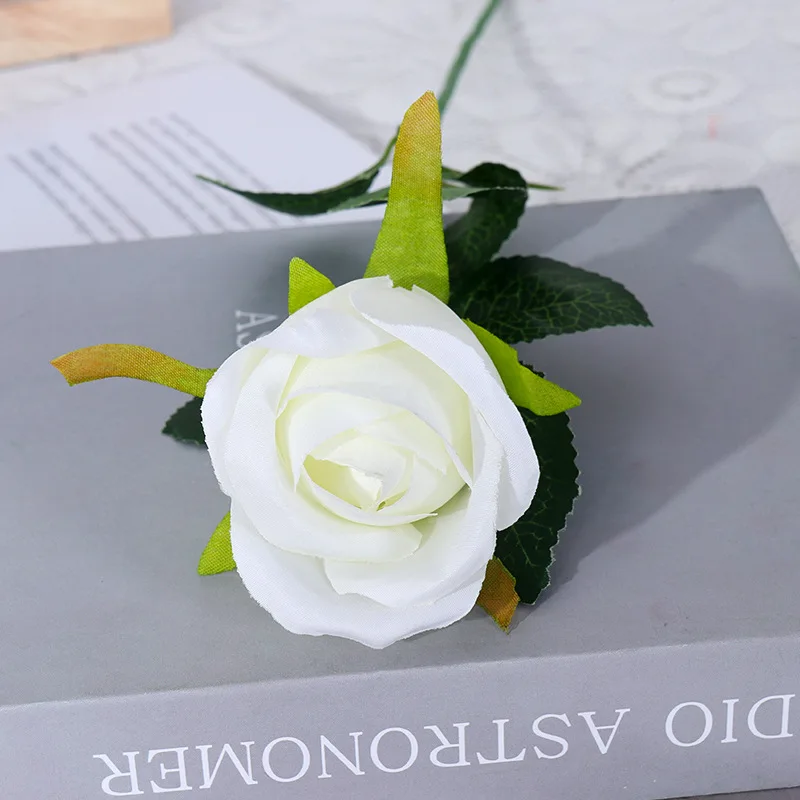 Искусственные розы для гостиной столового стола пластиковые украшения