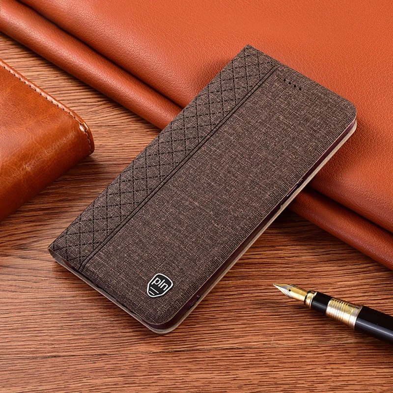 

Business Cloth Leather Magnetic Flip Phone Case for OPPO Realme 3 5 6 7 8 9 3i 5i 5s 6i 7i 8i 9i Pro Plus With Kickstand Cover