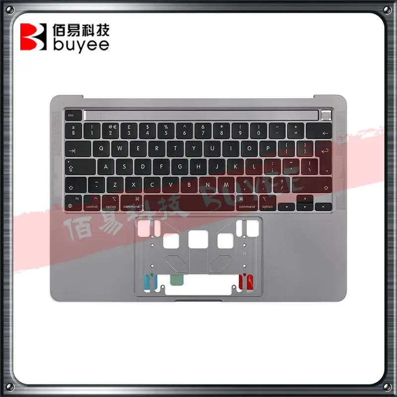 

Original For Macbook Pro 13.3'' M1 A2338 Top Case Palmrest with US English UK Danish Spanish German Keyboard Backlight