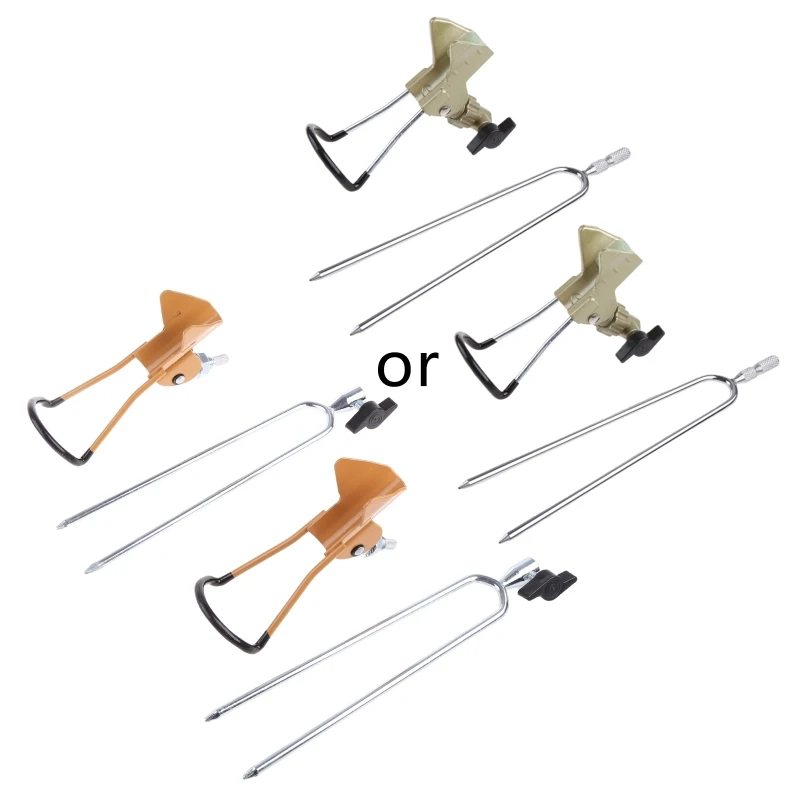 

Держатель для удочки для банковской рыбалки, держатель для удочки, регулируемая подставка для удочки, 2 шт., подставка для удочки