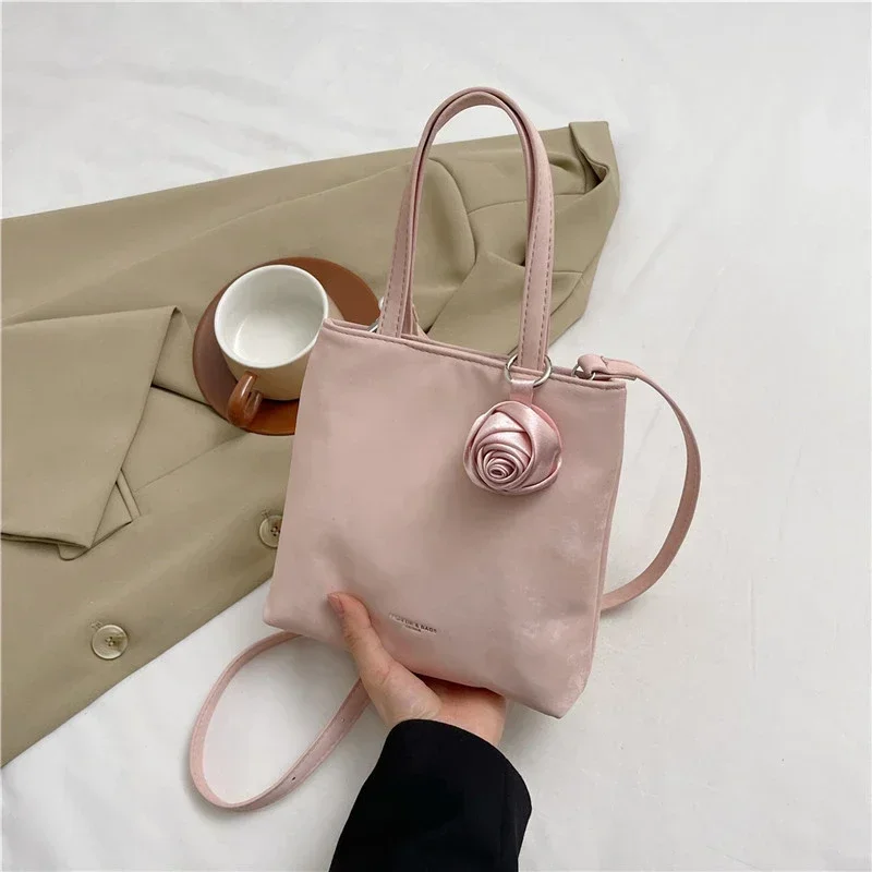 2024 Новая розовая сумка Sweet Girl женский нишевый стиль через плечо на одно