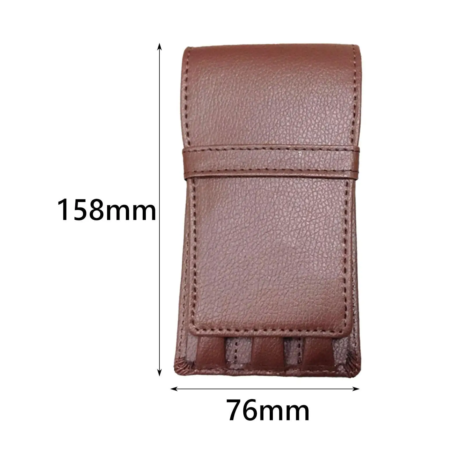 Кожаный чехол для перьевой ручки с 3 слотами ручек ручной работы мужчин в