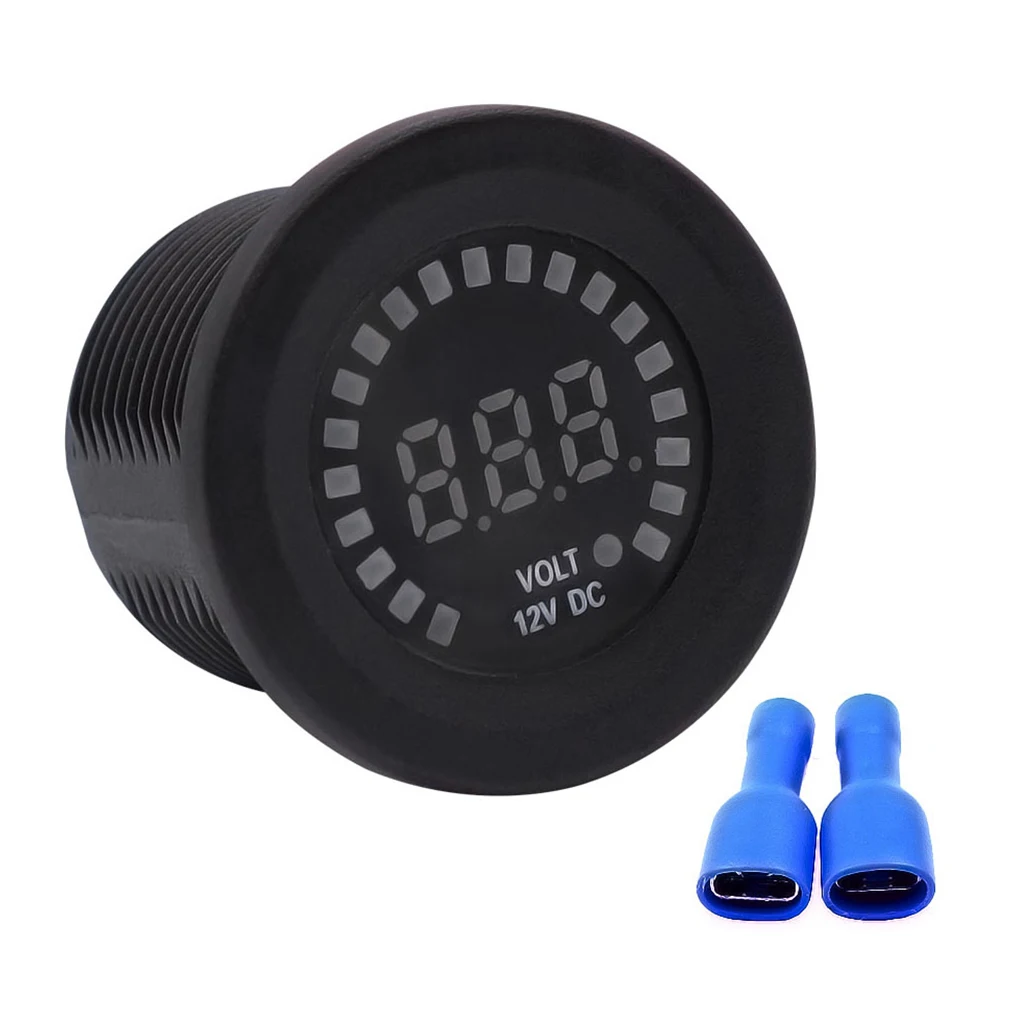 

Универсальный автомобильный измеритель напряжения батареи грузовик лодка мотоцикл светильник Цифровой вольтметр автомобильные аксессуа...