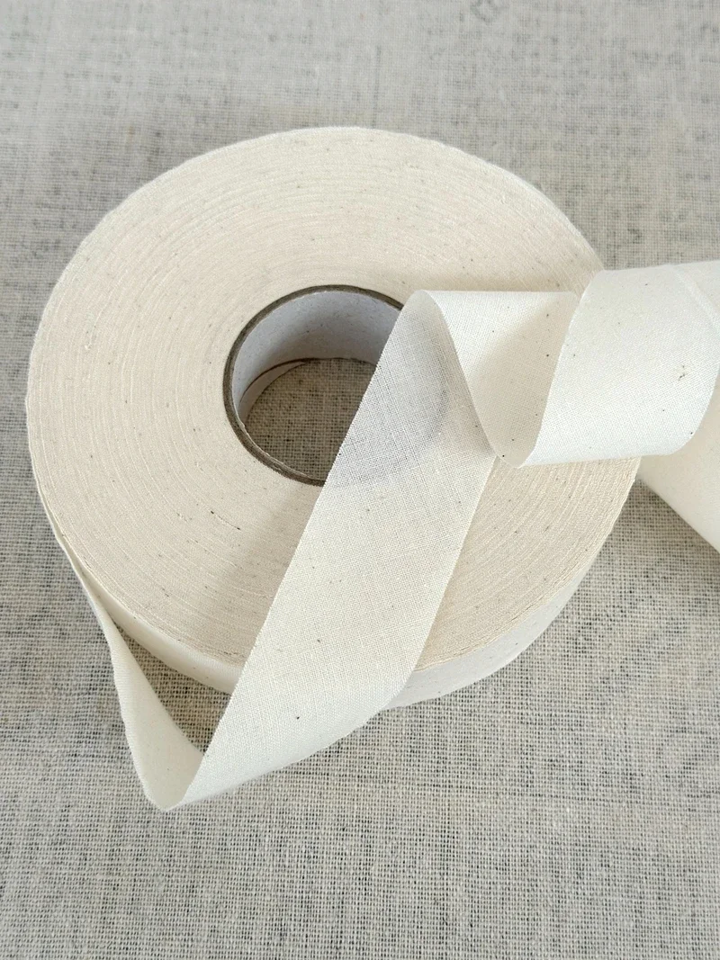 Лента из натурального хлопка 3 см 50 метров