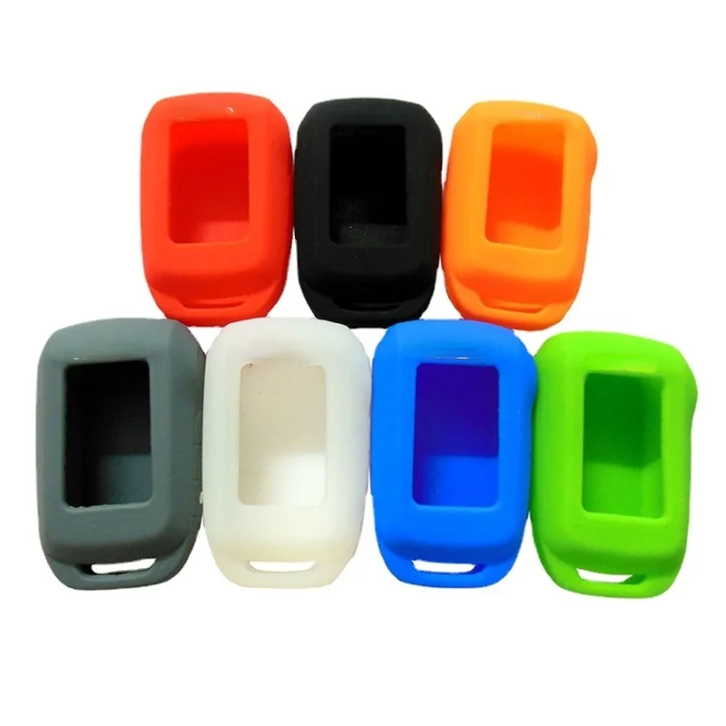 

car key cover Keychain for Starline A92 A94 V62 A62 A64 2 Way Alarm System Silicone Key Case Fob Silicone Case Key Cover Remote