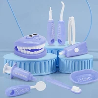 children doctors role play dentist check teeth model toy suit parent child interaction montessori girls boys learning toys