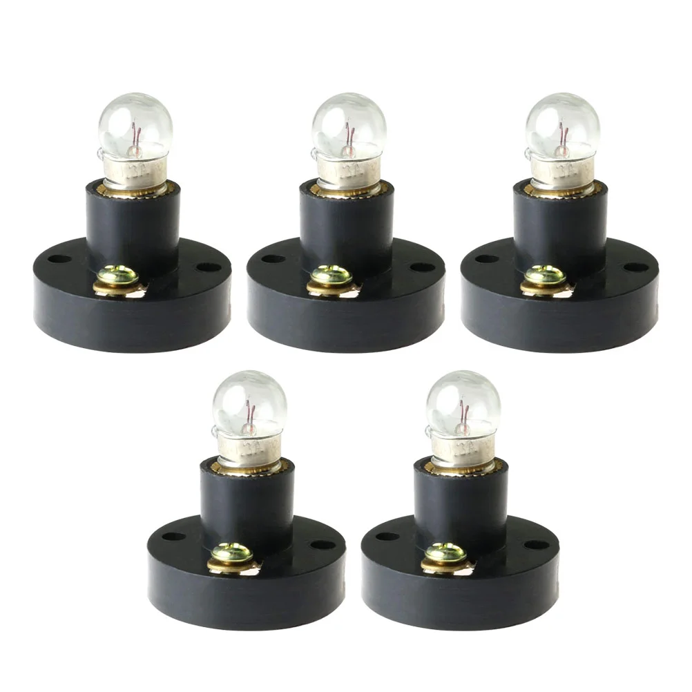 

10pcs Small Quality Premium E10 Screw Lamp Holder and Bulb Light Holder and Bulb Lamp Base and Bulb