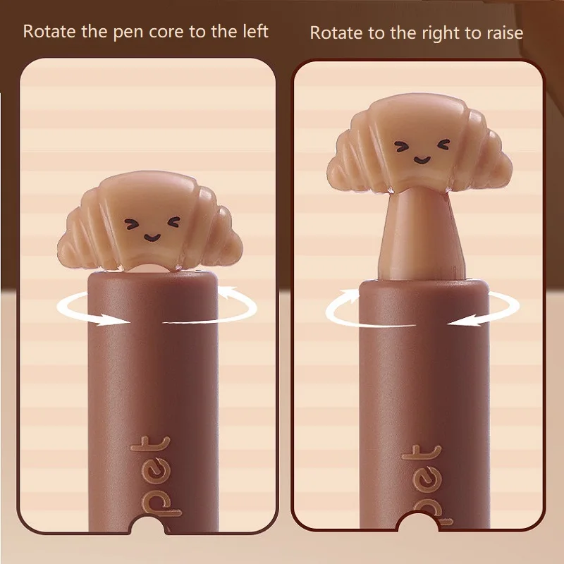 Фото Lopet Kawaii вращающаяся гелевая ручка школьные канцелярские принадлежности быстросохнущая 0,5 мм черный сердечник матовый держатель для ручек ручки для подписи офисные письменные принадлежности №2