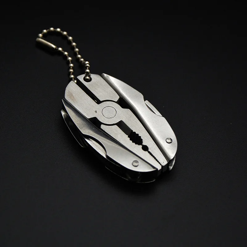 Полированные многофункциональные плоскогубцы 6 в 1 из нержавеющей стали набор